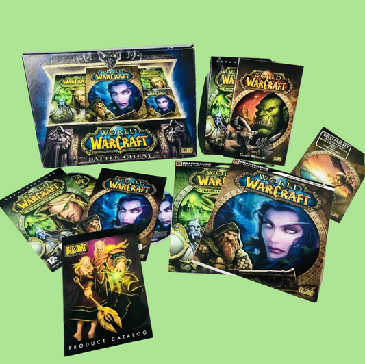 World of Warcraft Battle Chest PC & Mac Game COMPLETE Retro Blizzard Collectible
