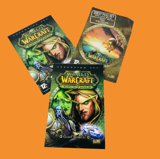 World Of WarCraft The Burning Crusade PC DVD-ROM Game Expansion Pack + Manual