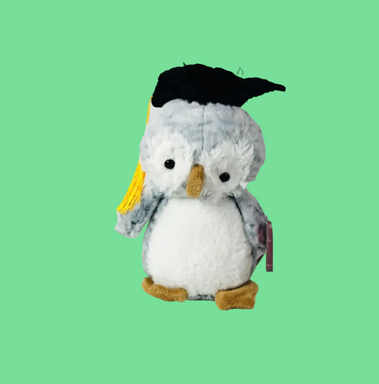 Clintons Toys Graduation Gift Owl Soft Toy Plush New With Tags 17cm