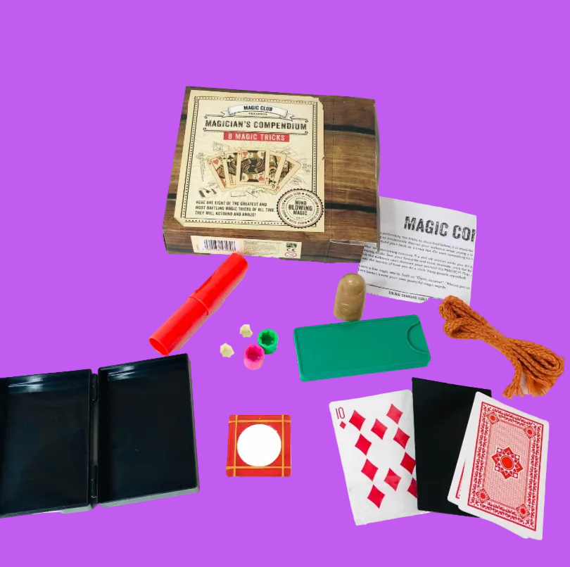 Magic Club Presents Magician's Compendium: 8 Magic Tricks Childrens Toy