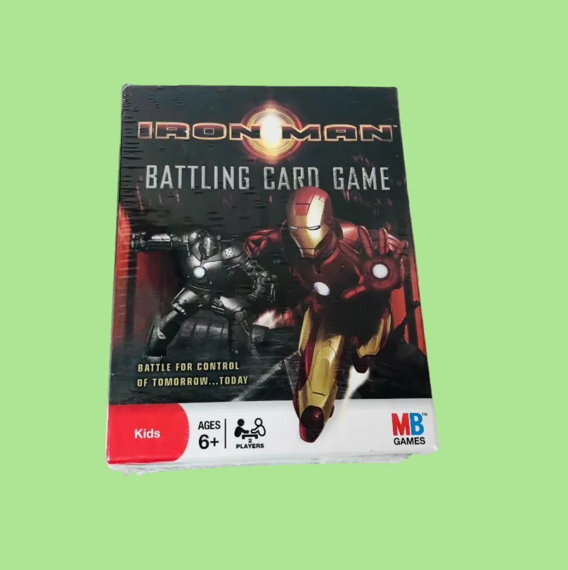 MB Games - Iron Man Battling Card Game. Hasbro Games New Sealed
