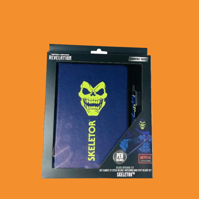 Masters of the Universe: Revelation Skeletor Deluxe Hardback Notebook & Pen Set NEW