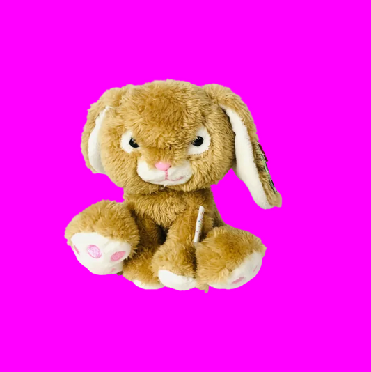 Keel Pippins Hopscotch Light Brown Bunny Rabbit Soft Toy 15cm NEW with Tags