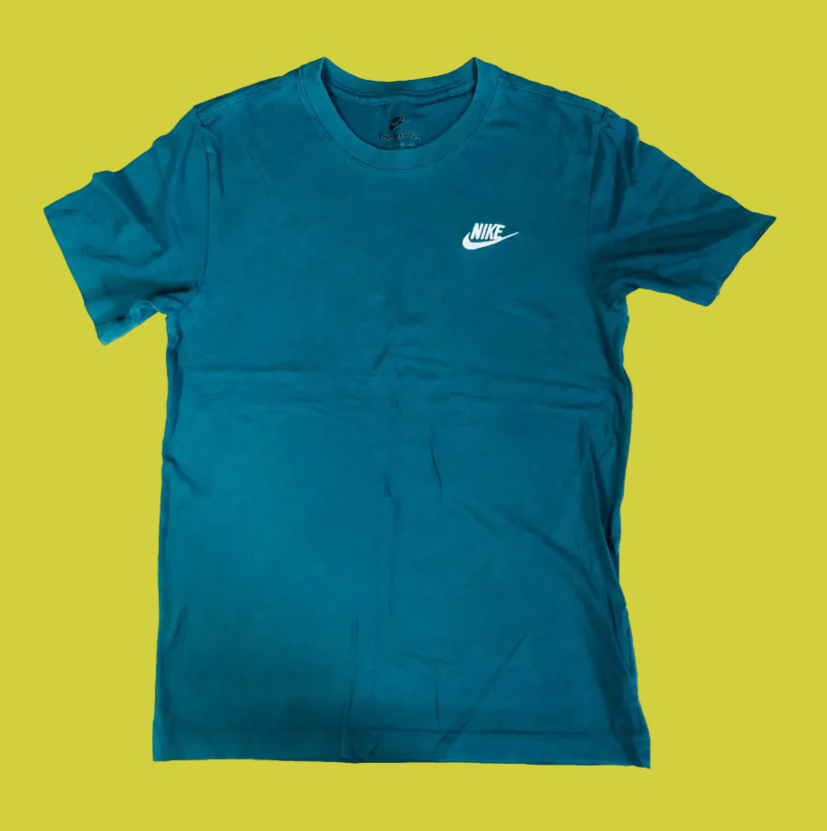 Nike Sportswear Mens Swoosh Logo T Shirt in Teal Blue/green The Nike Tee XS